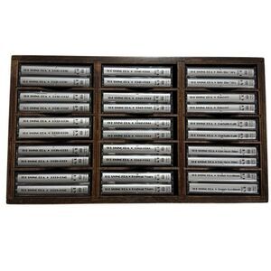 Time Life Music Swing Era 1936-1937 30 Cassette Tape Set w/ Wooden Storage Rack